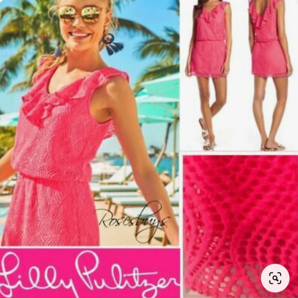 FINAL PRICE NWT Lilly Pulitzer Alessa Romper Coral